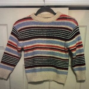 Striped Multicolor Kids Sweater